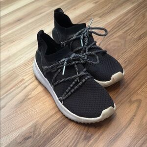 Black and White Adidas Sneakers